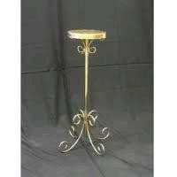 Plant Stand Brass Ornate 36"