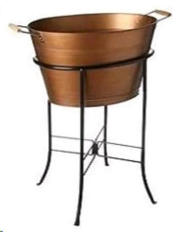 Copper Beverage Tub with Stand