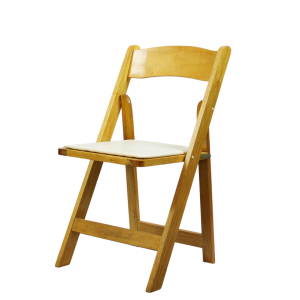Wood Garden Style Folding Chair - Natural Wood