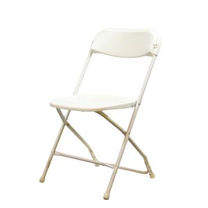 Folding Chair - New White