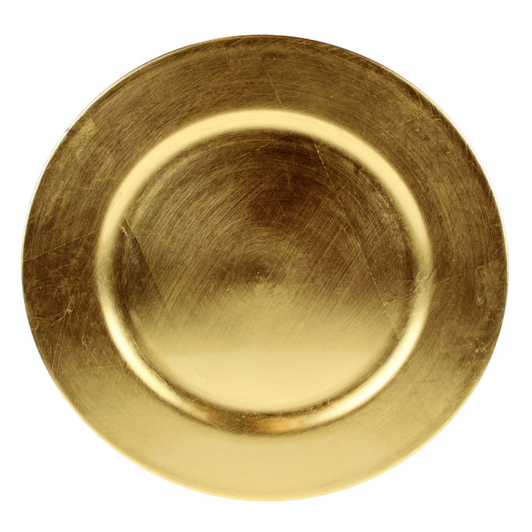 Gold Plain Charger