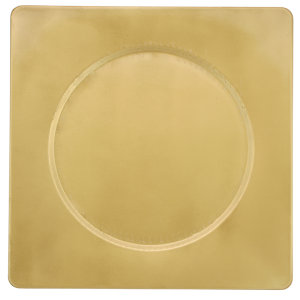 Square Gold Charger Plate