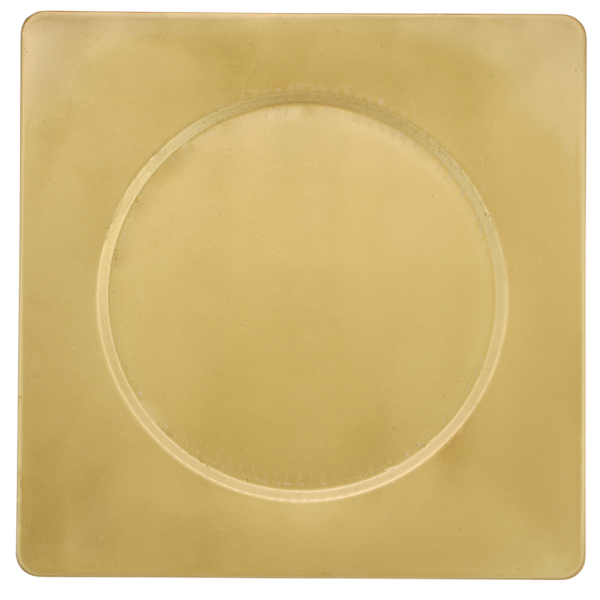 Square Gold Charger Plate