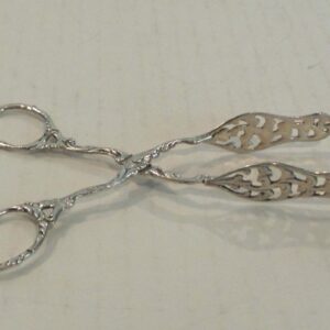 Sterling Silver Rectangle Scissor Tongs