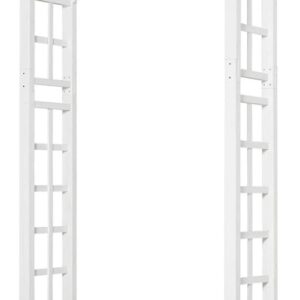 Arch White Wood Trellis