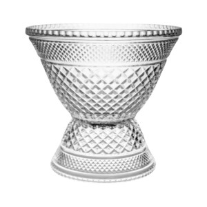 Cut Glass Punch Bowl and Base