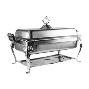 8 Quart Chafer (Ornate): Stainless Steel