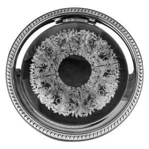 Silver Round Tray