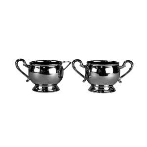 Assorted Silver Sugar/ Creamer Set