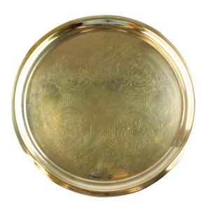 Brass Round Tray